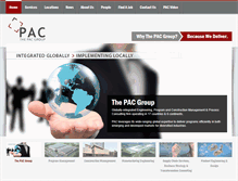 Tablet Screenshot of pacgroup.com